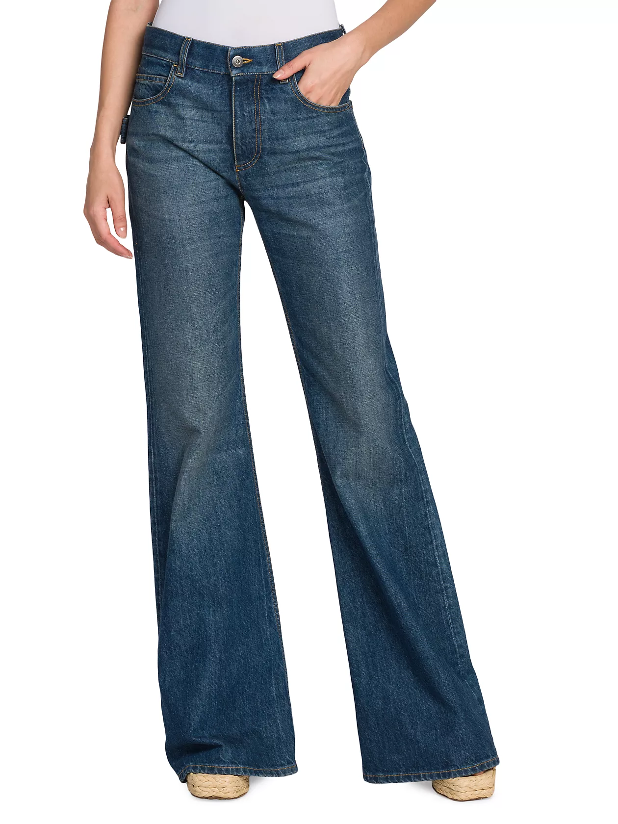 Straight-Leg Cargo Jeans