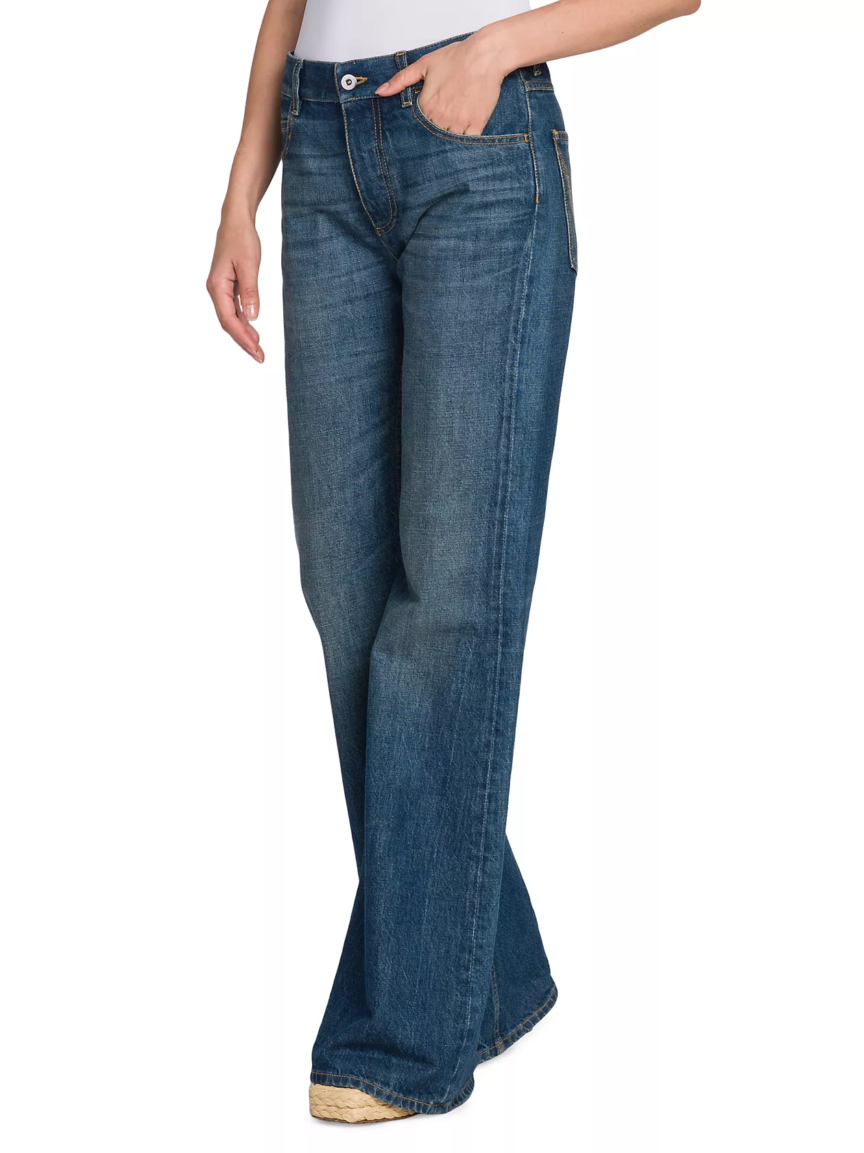 Straight-Leg Cargo Jeans