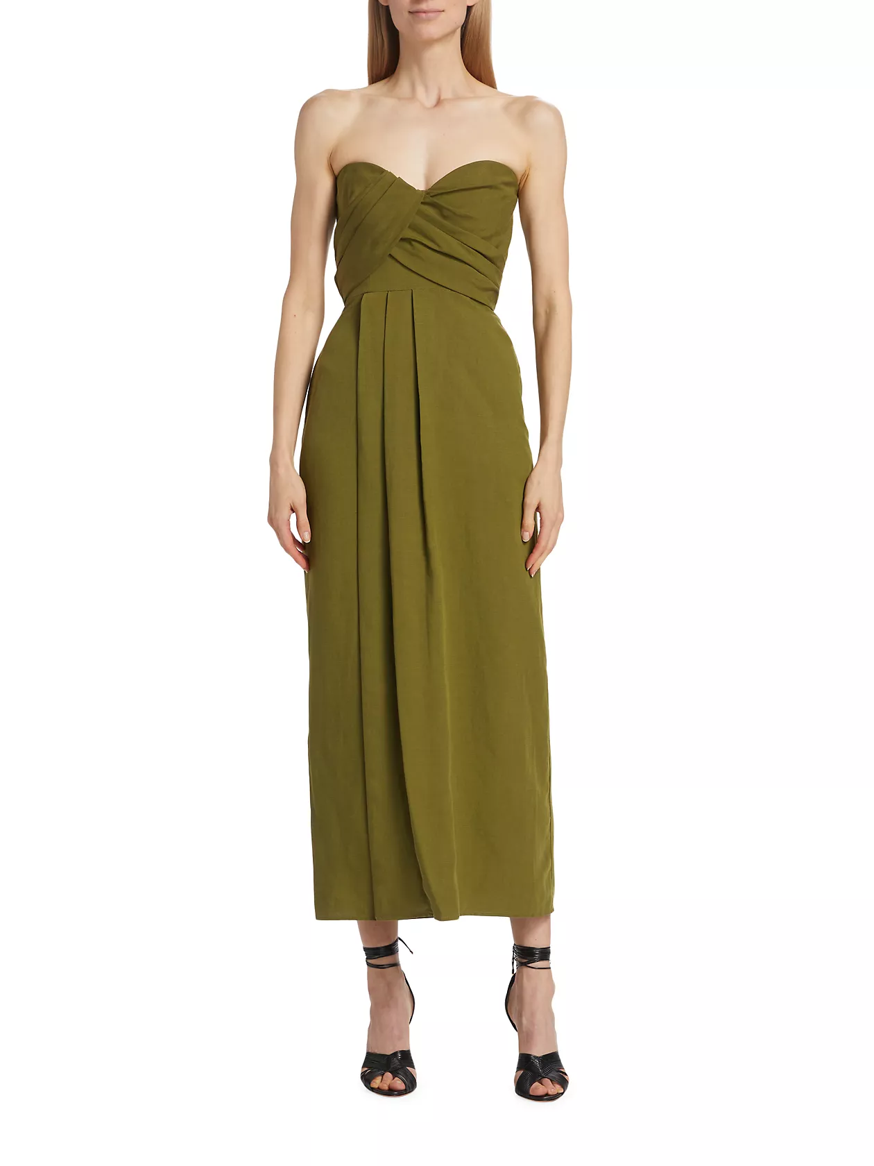 Yara Strapless Midi-Dress