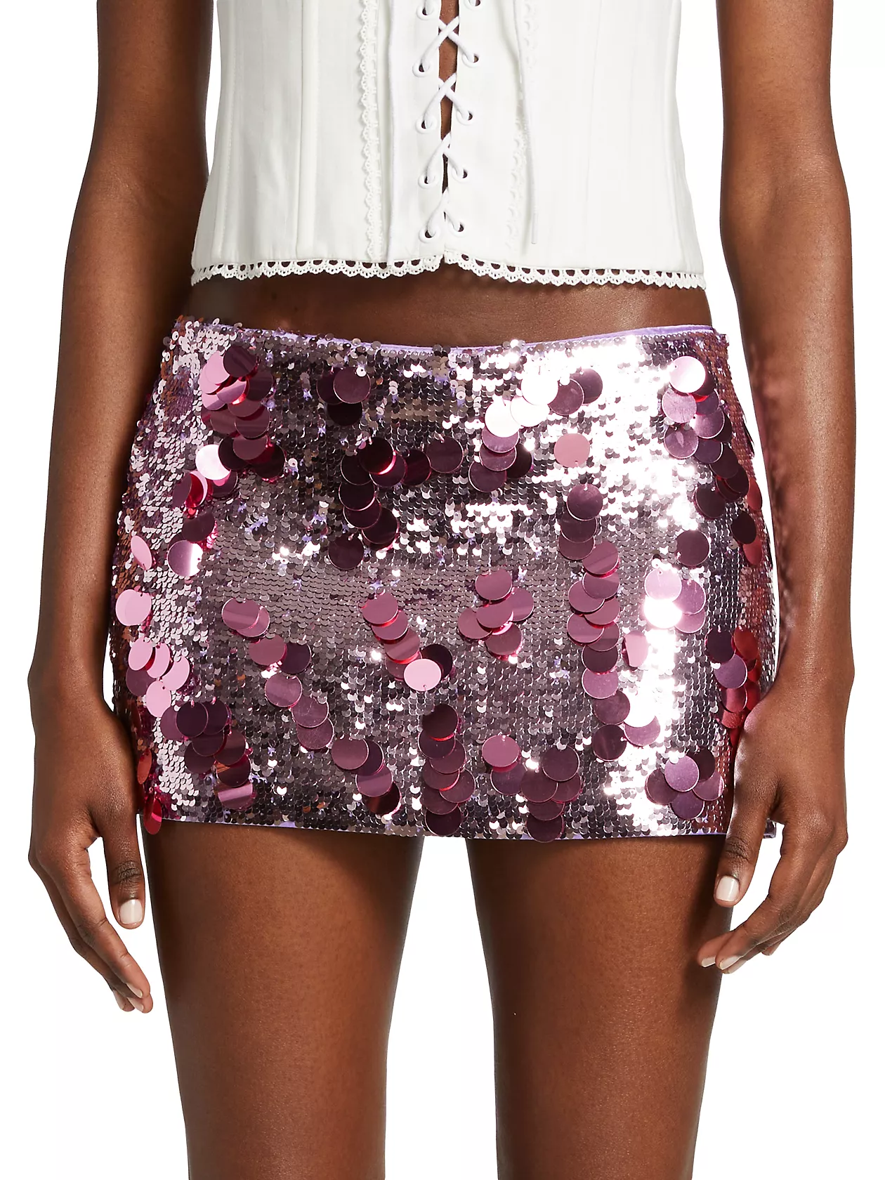 Sequined Miniskirt