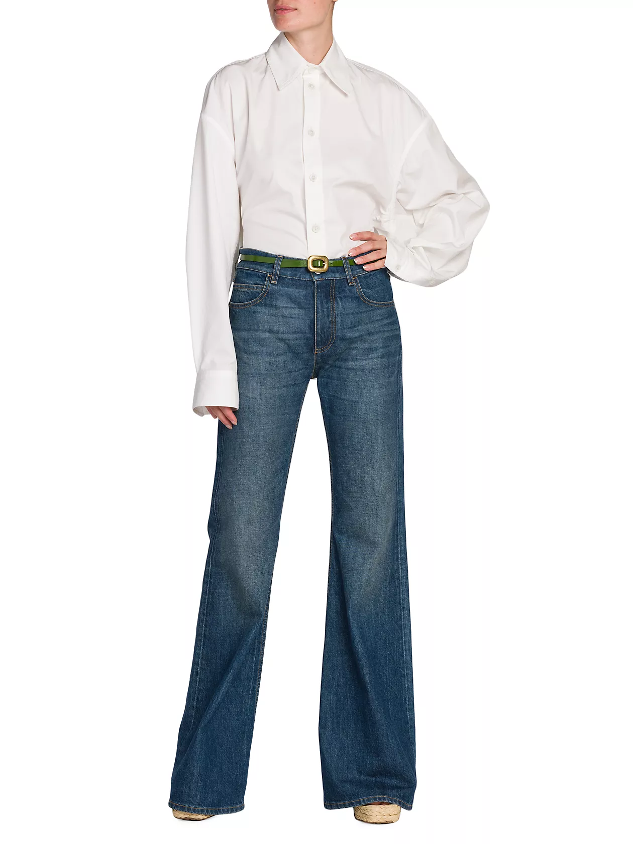 Straight-Leg Cargo Jeans