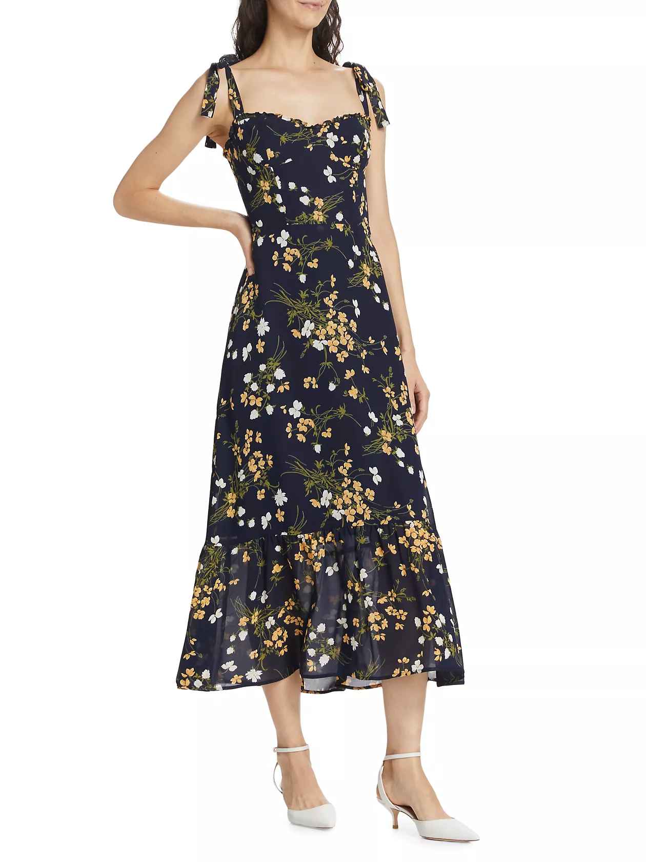 Nikita Floral Sleeveless Midi-Dress