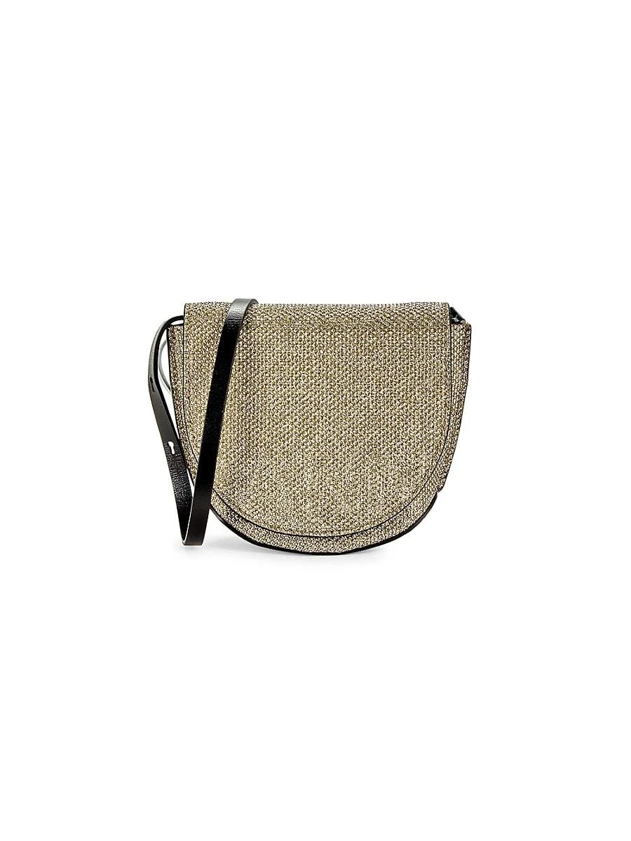 Metallic Convertible Crossbody Bag