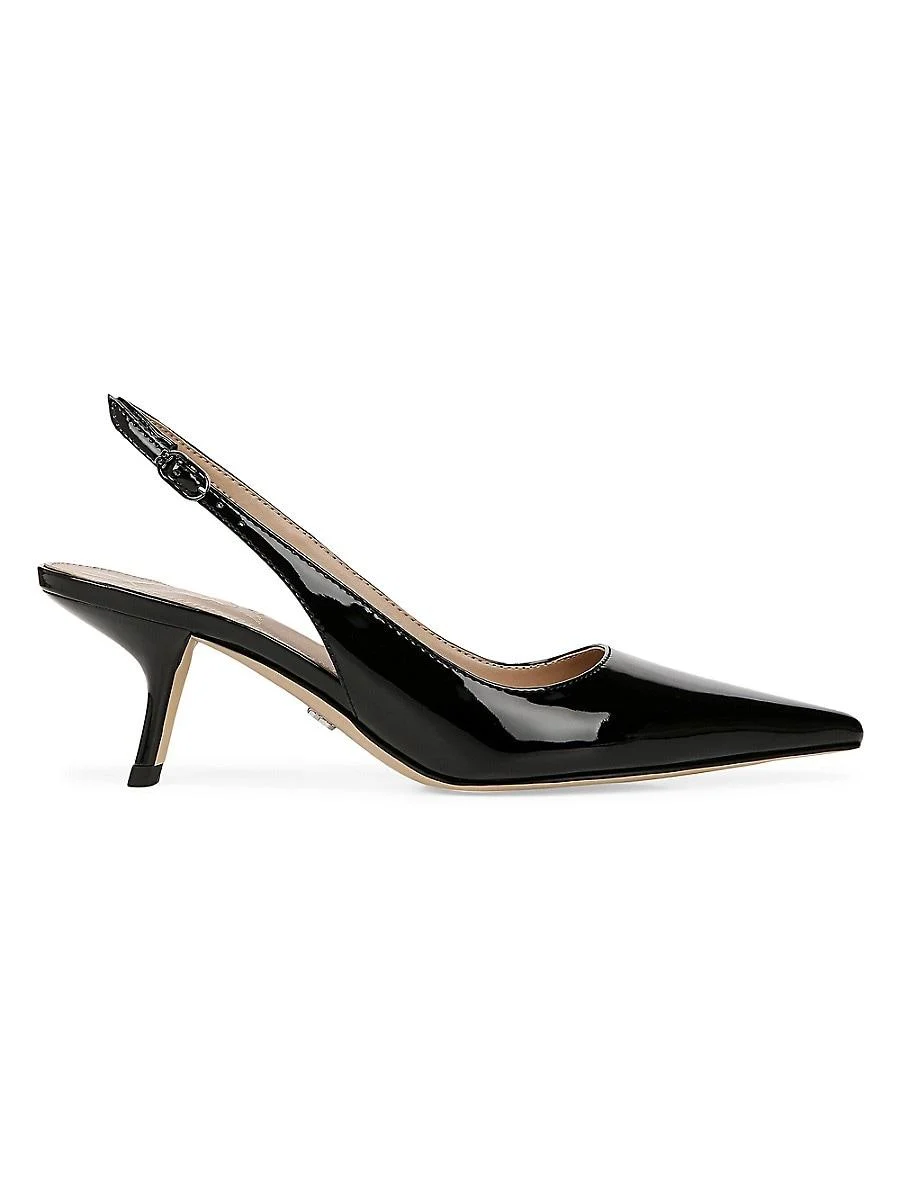 Bianka Patent Leather Slingback Pumps