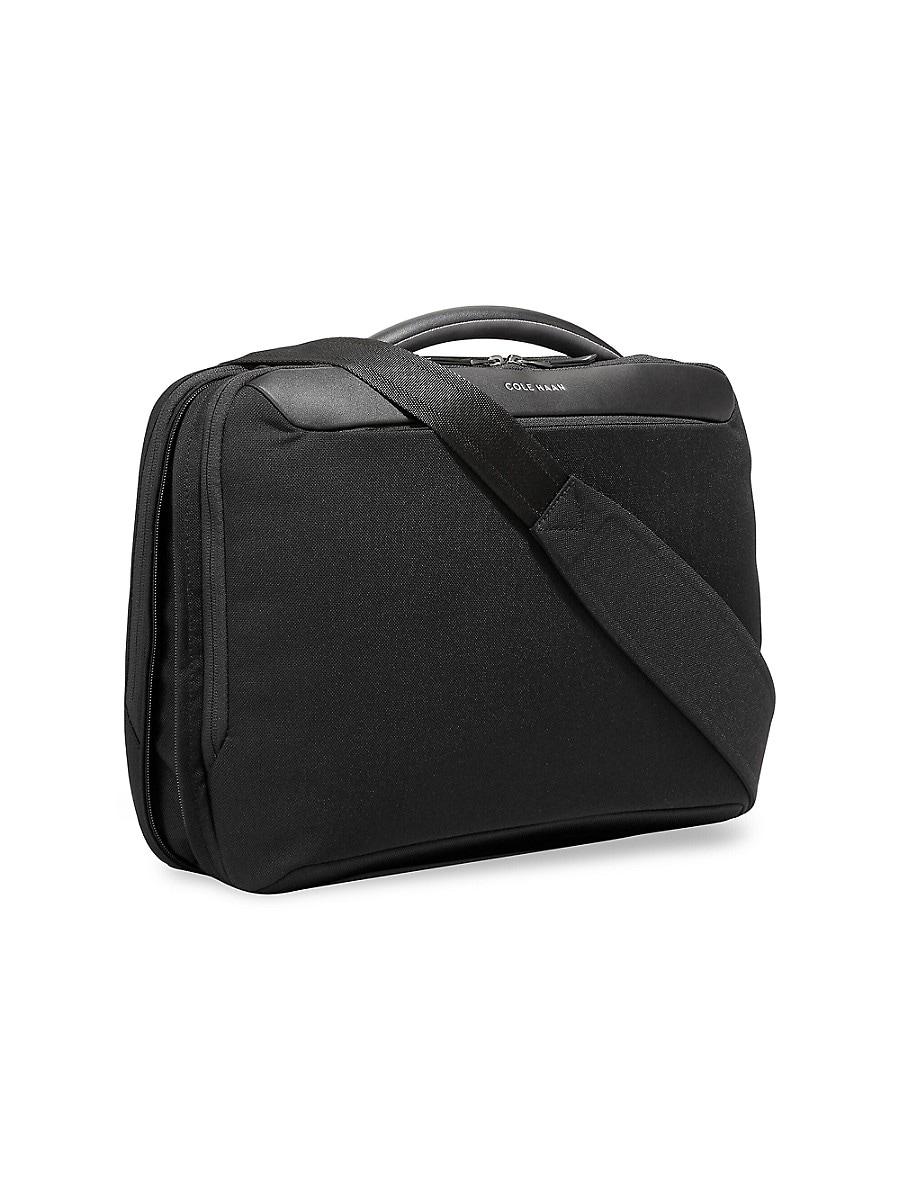 Zerogrand Expandable Leather Laptop Bag