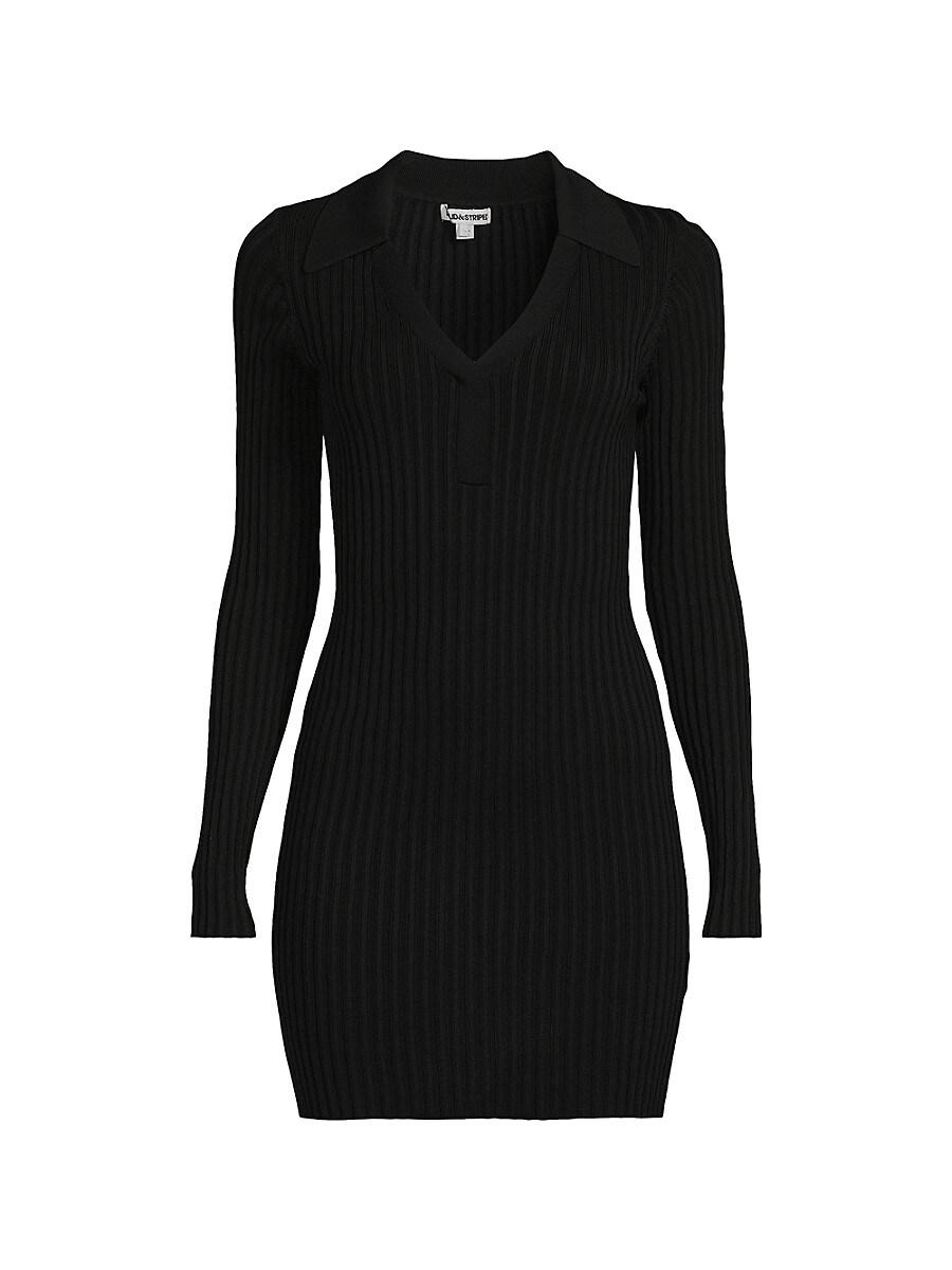 Geena Ribbed Mini Bodycon Dress