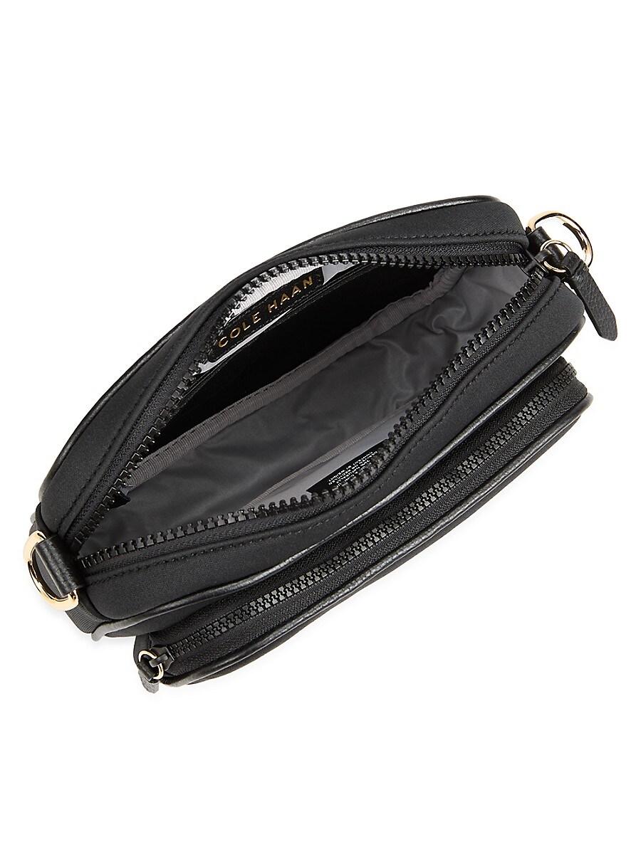 Neoprene Transit Leather Trim Shoulder Bag