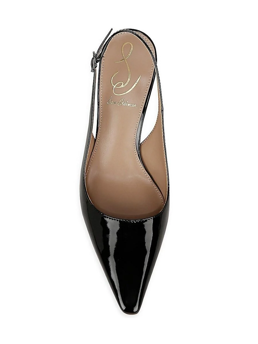 Bianka Patent Leather Slingback Pumps