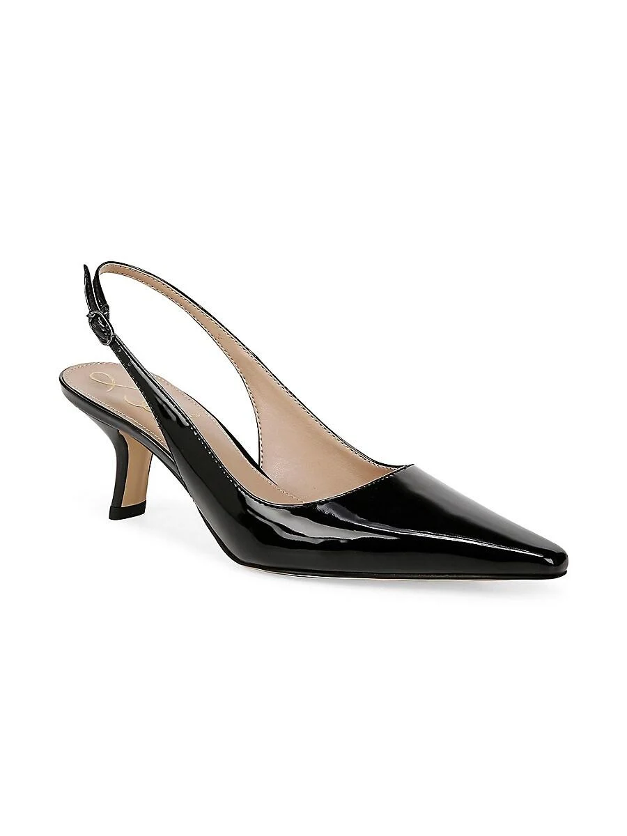 Bianka Patent Leather Slingback Pumps