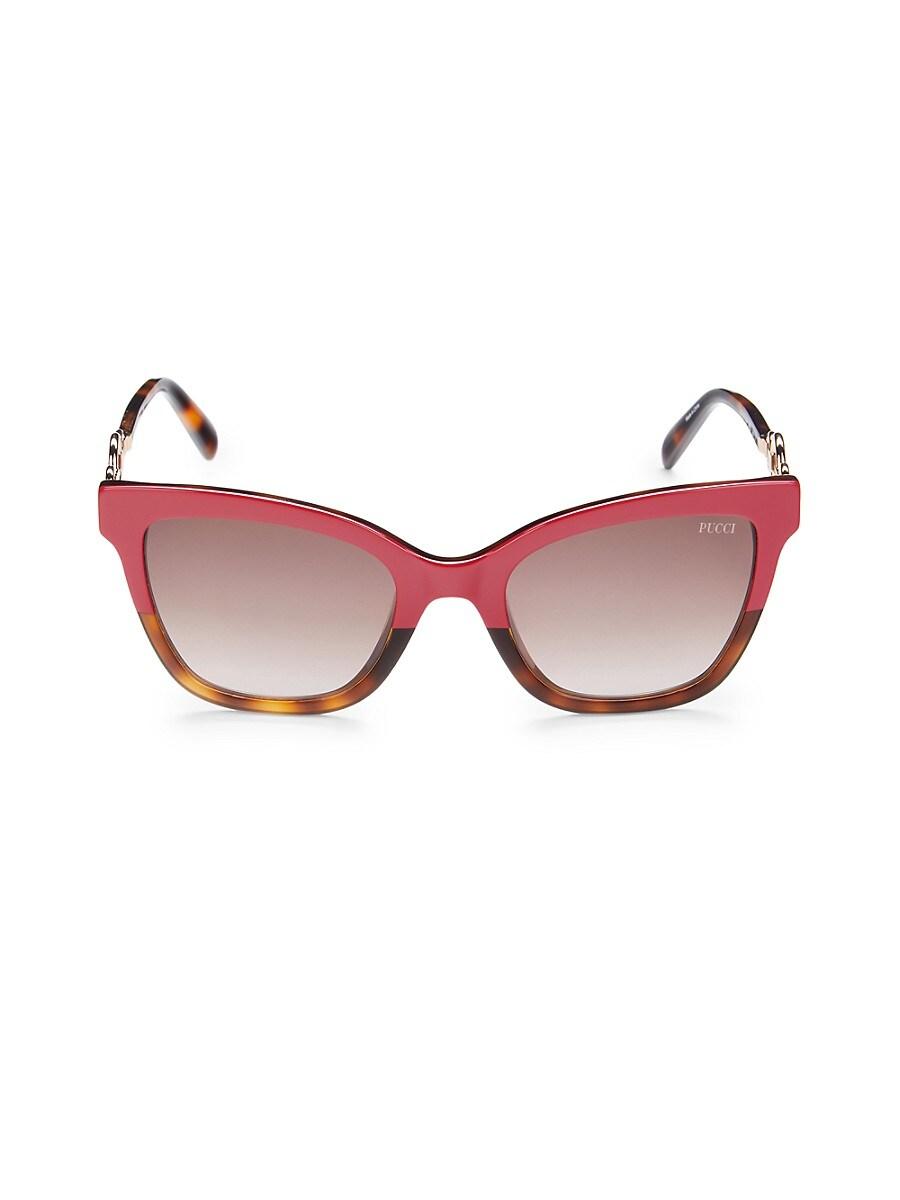 54MM Clubmaster Cat Eye Sunglasses