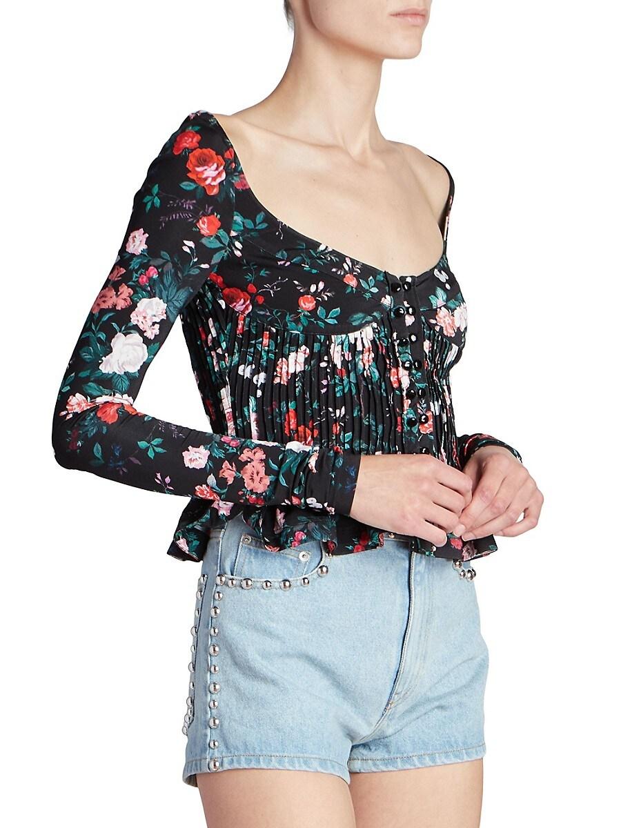 Floral Peplum Top