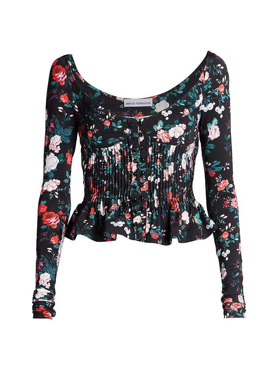 Floral Peplum Top