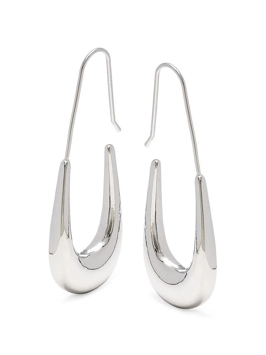 Amina Silverplated Threader Earrings