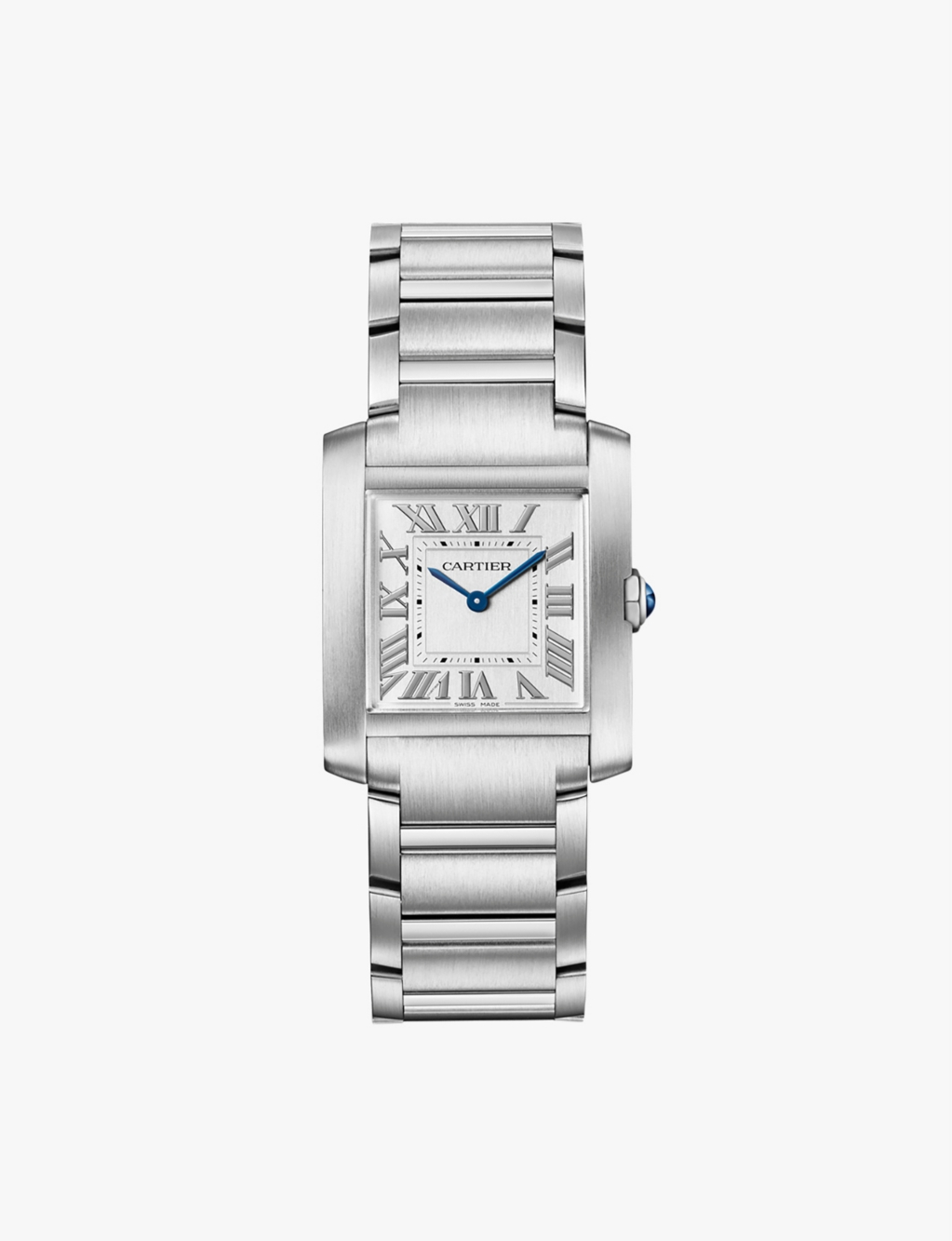 CRWSTA0074 Tank Française medium stainless-steel quartz watch