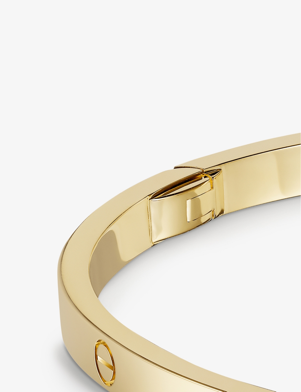 LOVE small 18ct yellow-gold bracelet