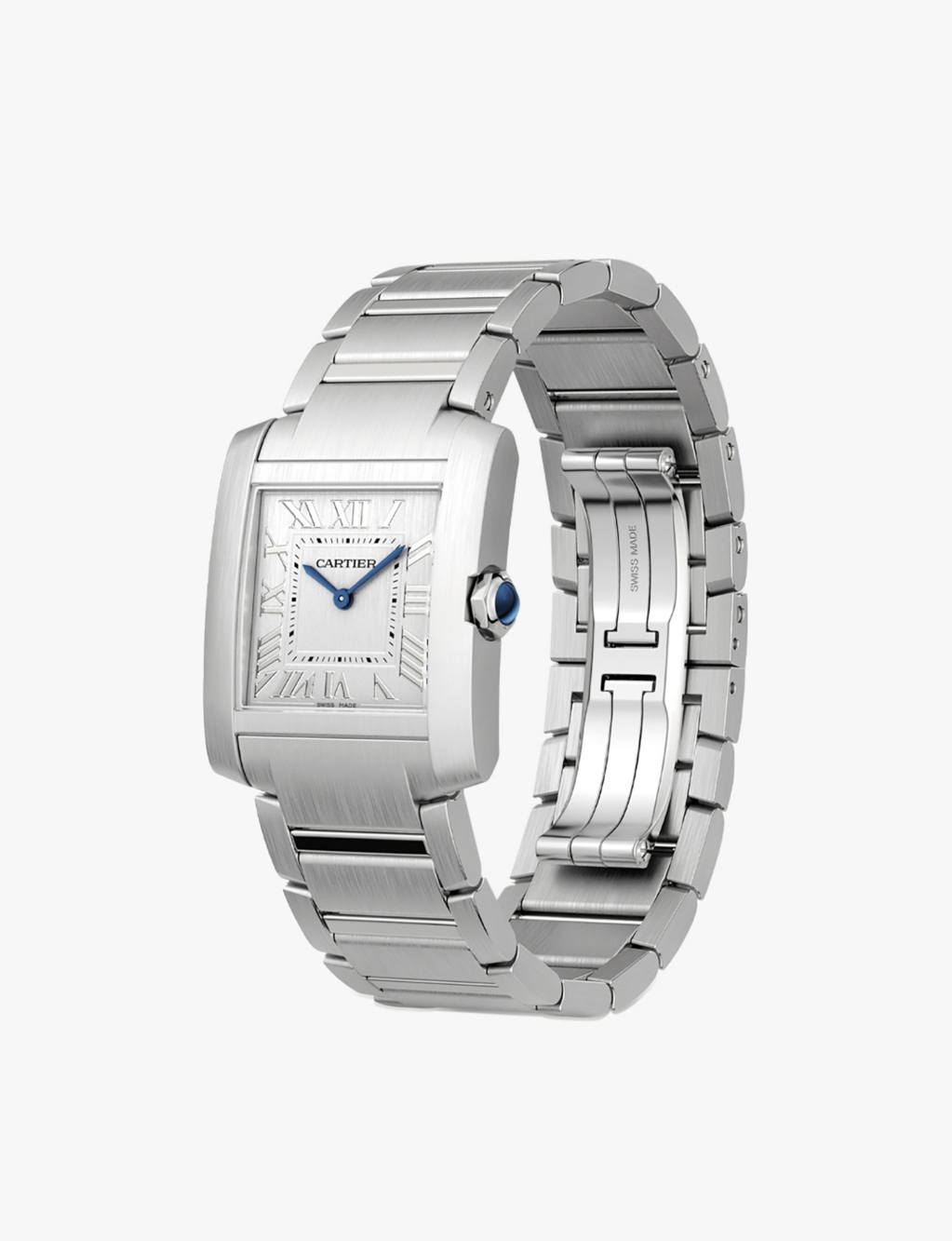 CRWSTA0074 Tank Française medium stainless-steel quartz watch