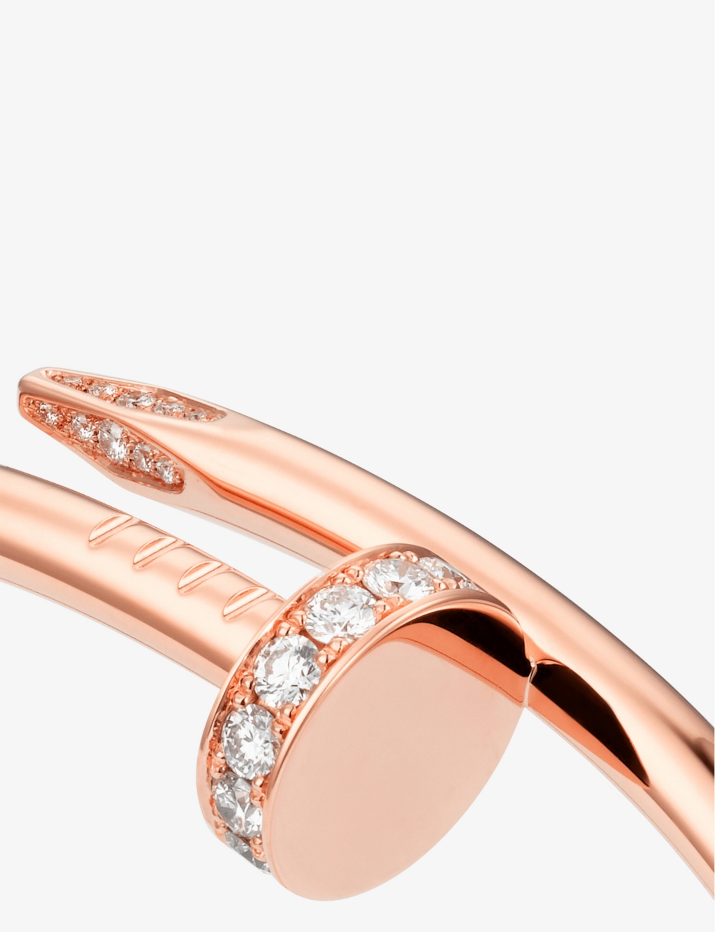 Juste un Clou 18ct rose-gold and 0.58ct brilliant-cut diamond bracelet