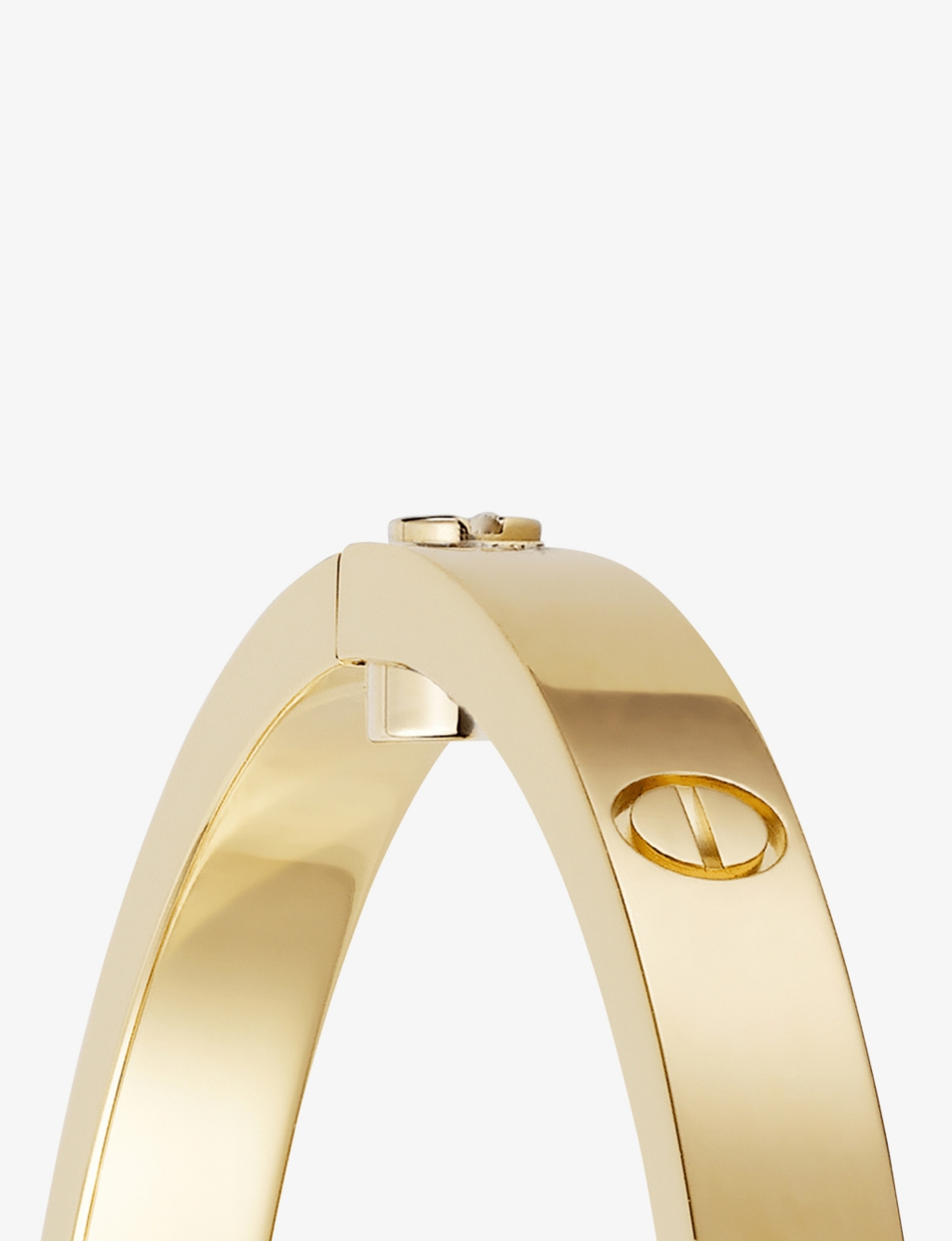 LOVE small 18ct yellow-gold bracelet