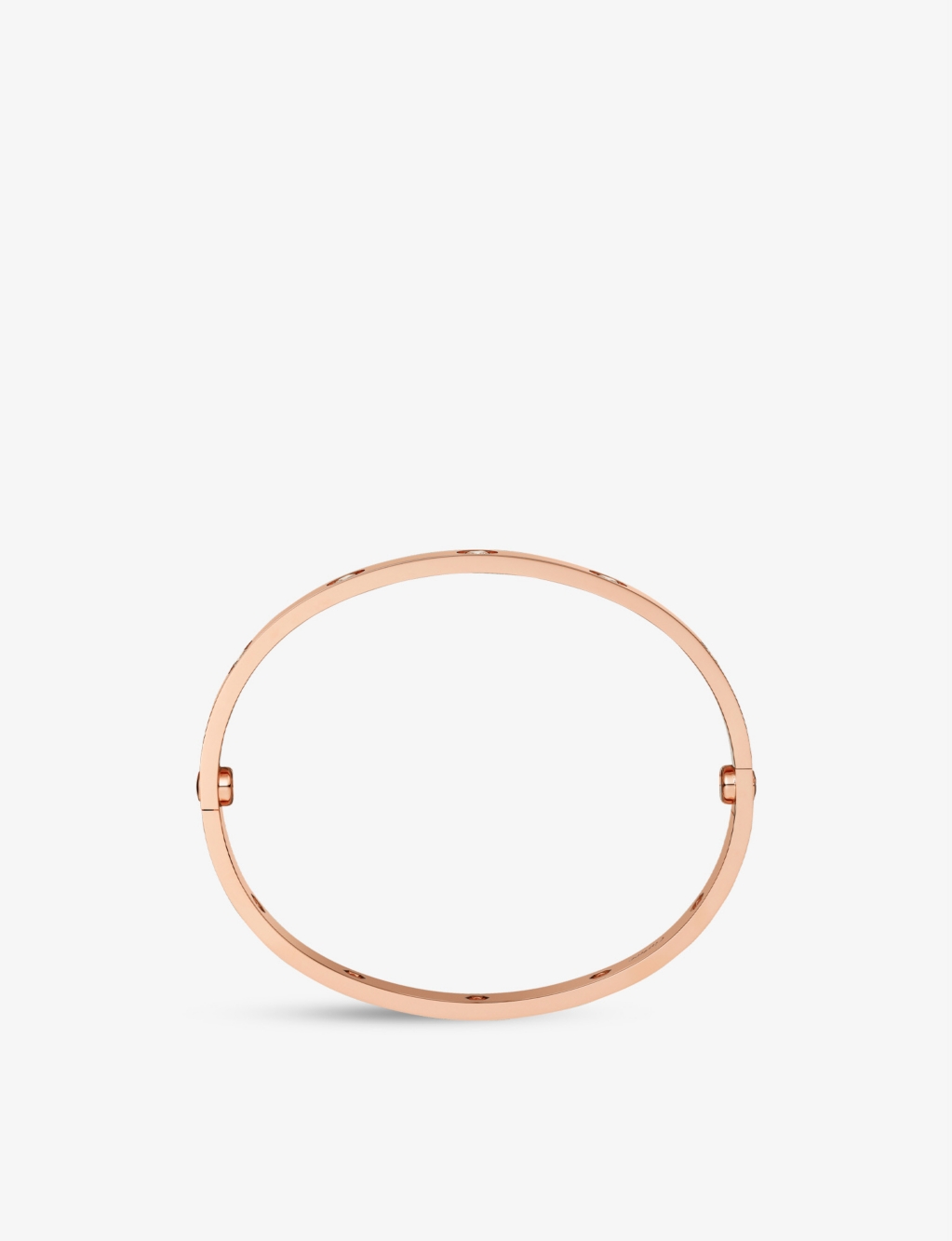 LOVE 18ct rose-gold and 10 brilliant-cut diamond bracelet