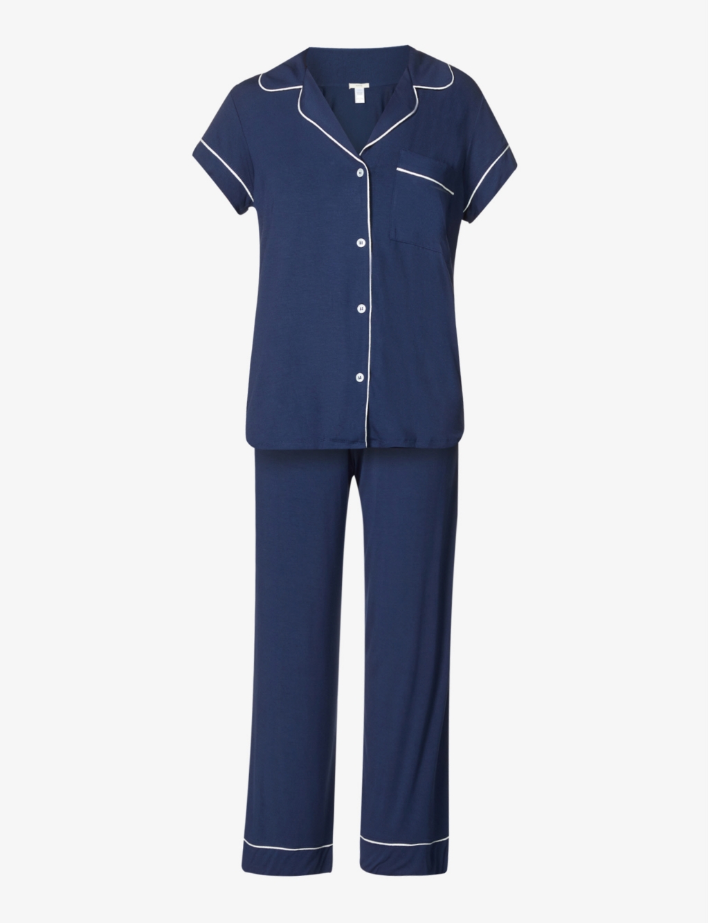 Gisele stretch-jersey pyjama set