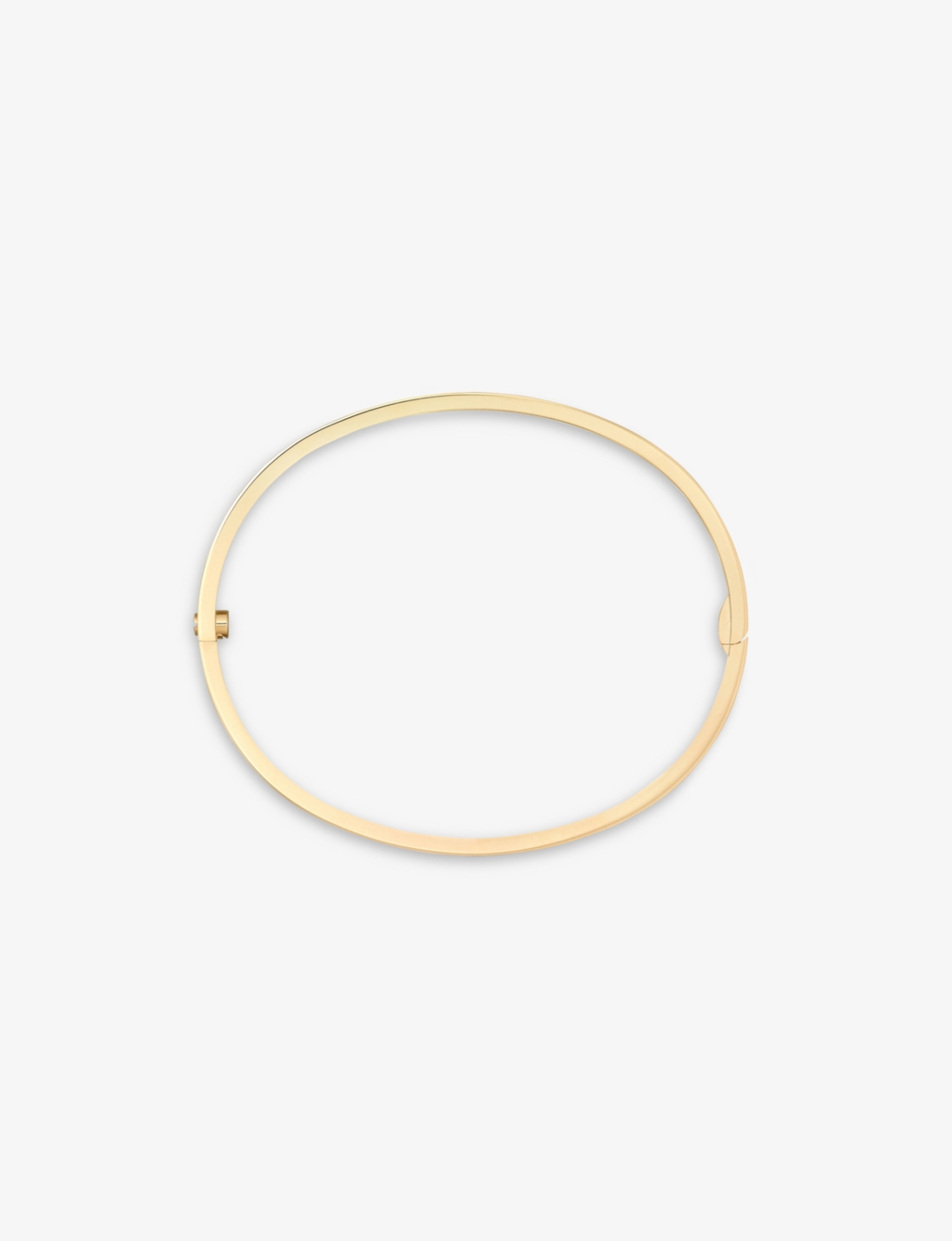 LOVE small 18ct yellow-gold bracelet