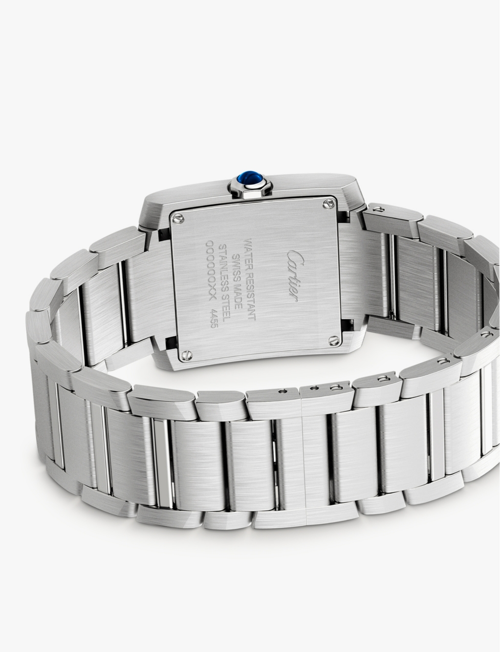 CRWSTA0074 Tank Française medium stainless-steel quartz watch