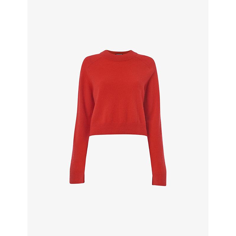 Crew-neck regular-fit cashmere jumper