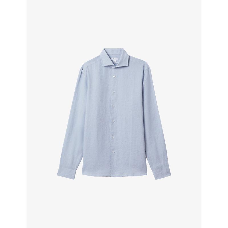 Ruban regular-fit linen shirt