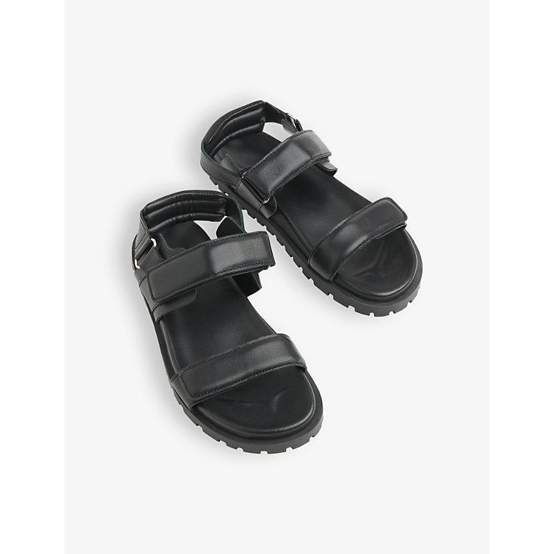 Ria double-strap leather sandals