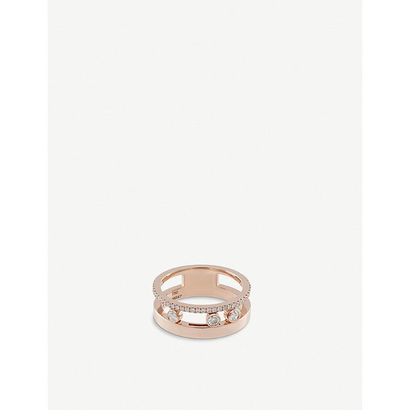 Move Romane 18ct rose-gold and diamond ring