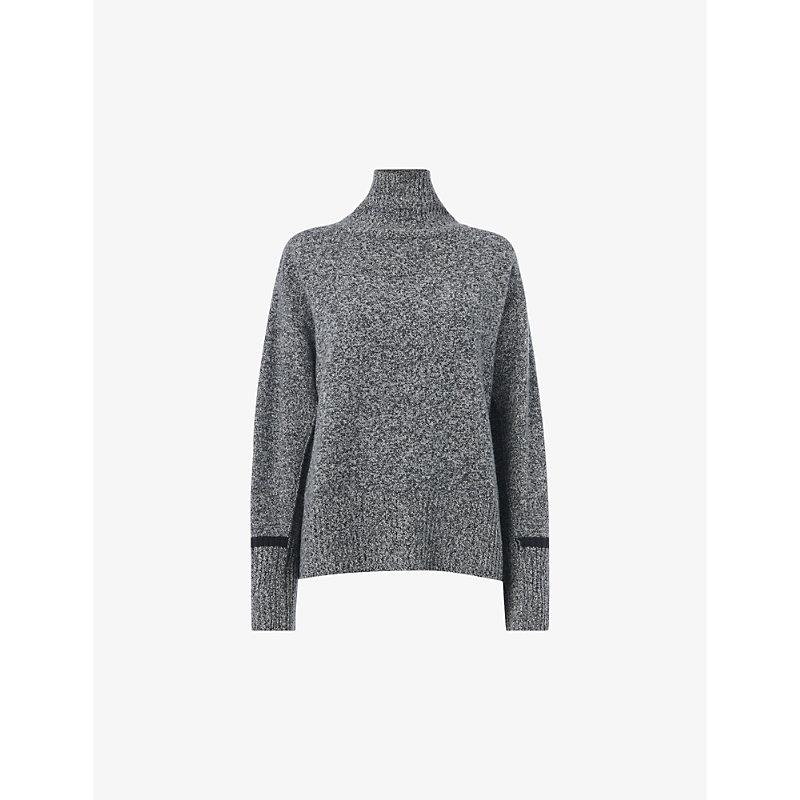 Fleck turtleneck wool jumper