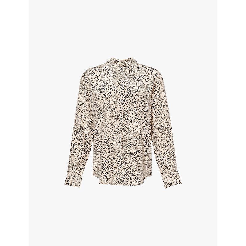 Kate leopard-print silk shirt