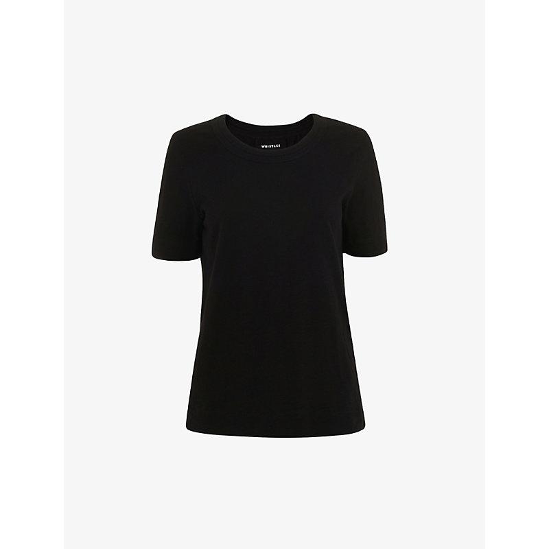 Rosa double-trim cotton T-shirt