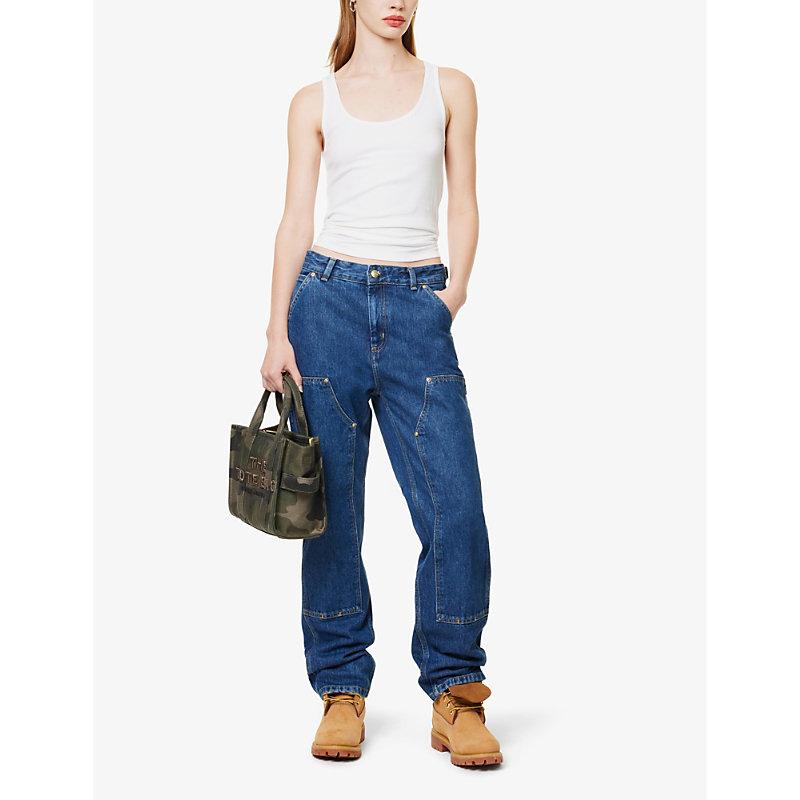 Nashua straight-leg mid-rise denim jeans