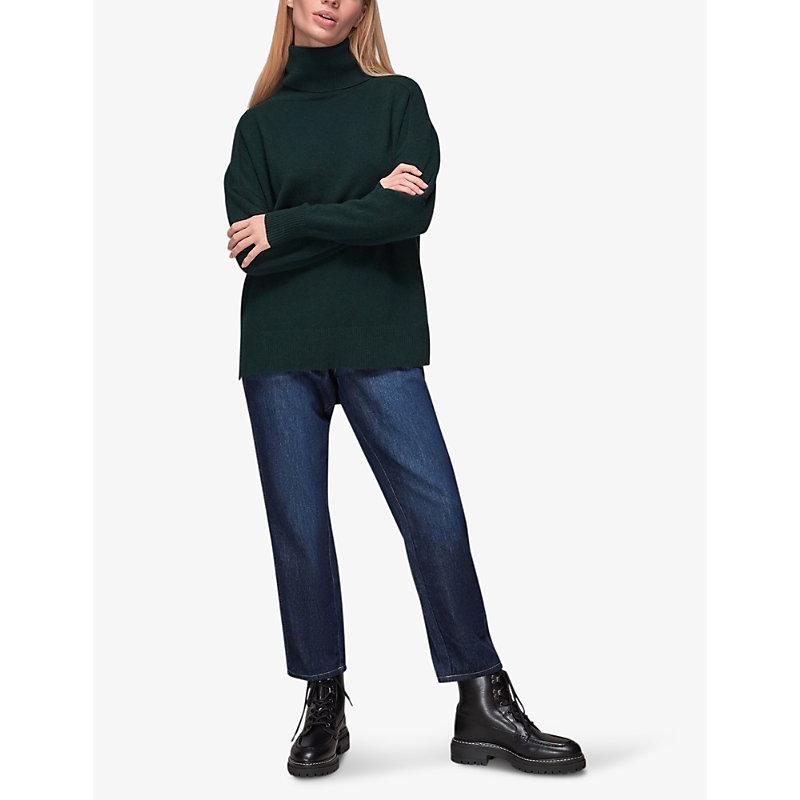 Roll-neck cashmere jumper