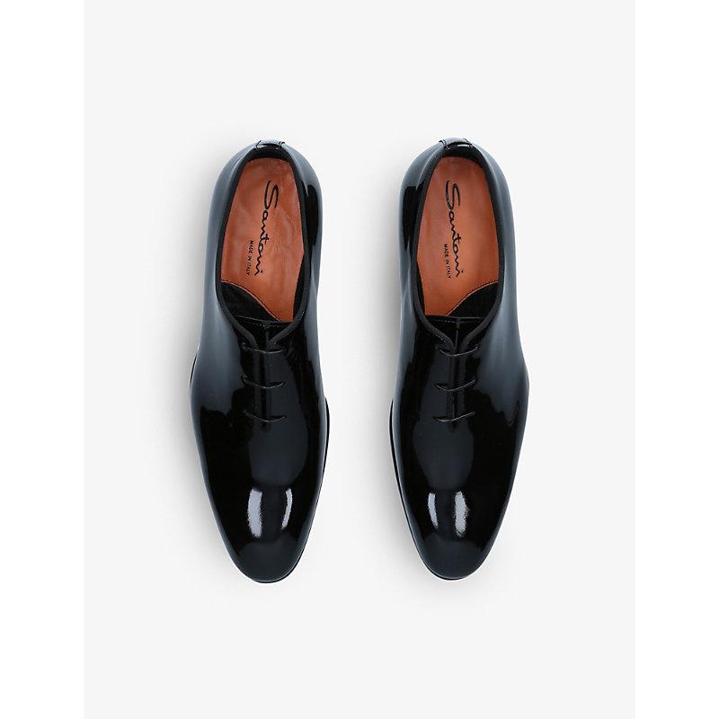 Carter patent-leather Oxford shoes