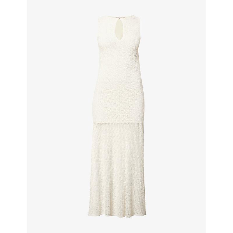 Aurora cut-out knitted maxi dress