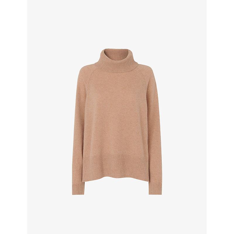 Turtleneck relaxed-fit cashmere jumper