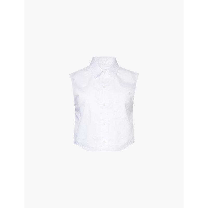 Anders cropped cotton shirt