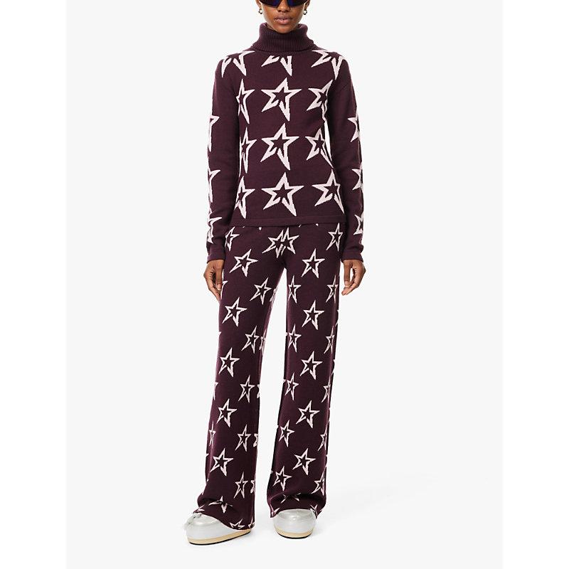 Star Dust turtleneck wool jumper