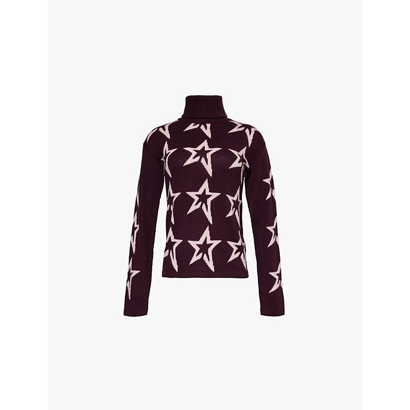 Star Dust turtleneck wool jumper