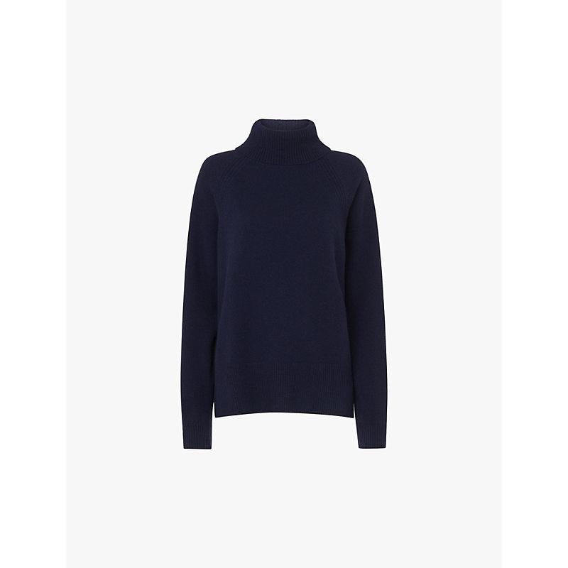 Turtleneck relaxed-fit cashmere jumper