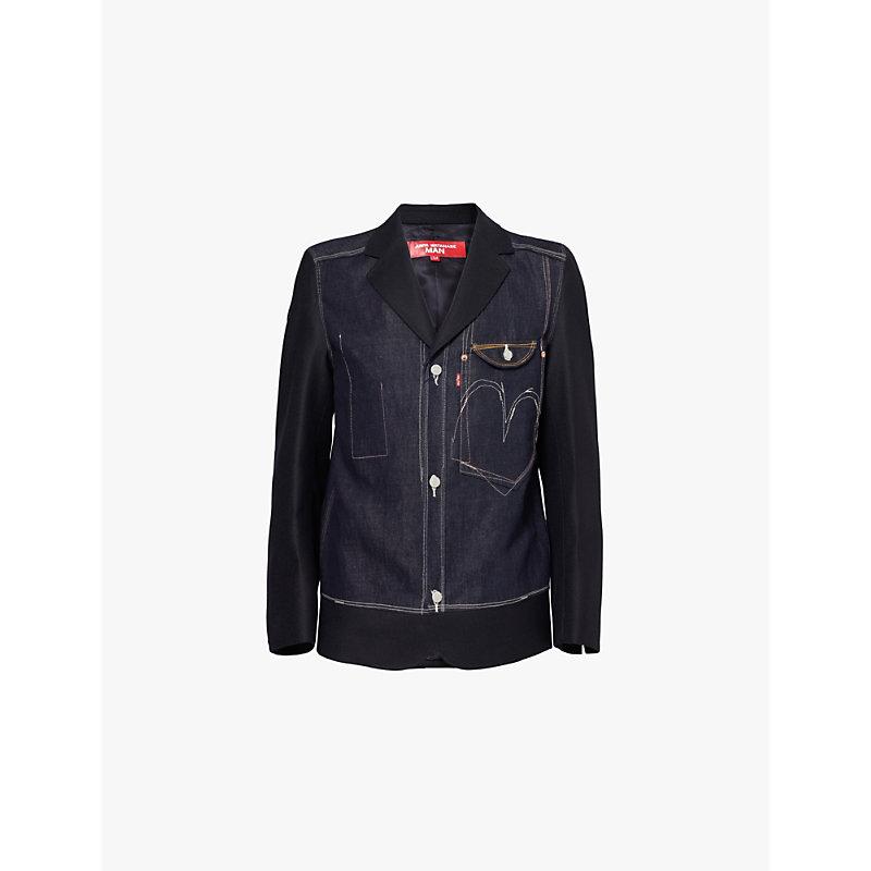 Junya Watanabe x Levi's single-breasted wool blazer