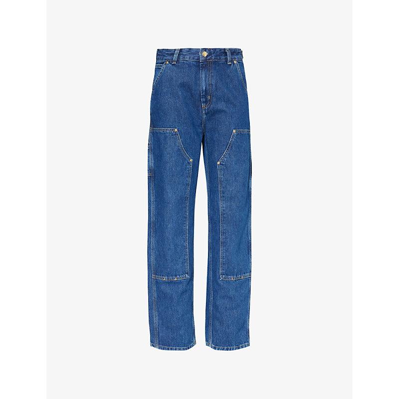 Nashua straight-leg mid-rise denim jeans