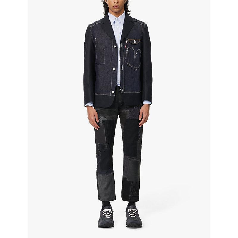 Junya Watanabe x Levi's single-breasted wool blazer