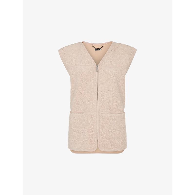 Josie relaxed-fit fleece gilet