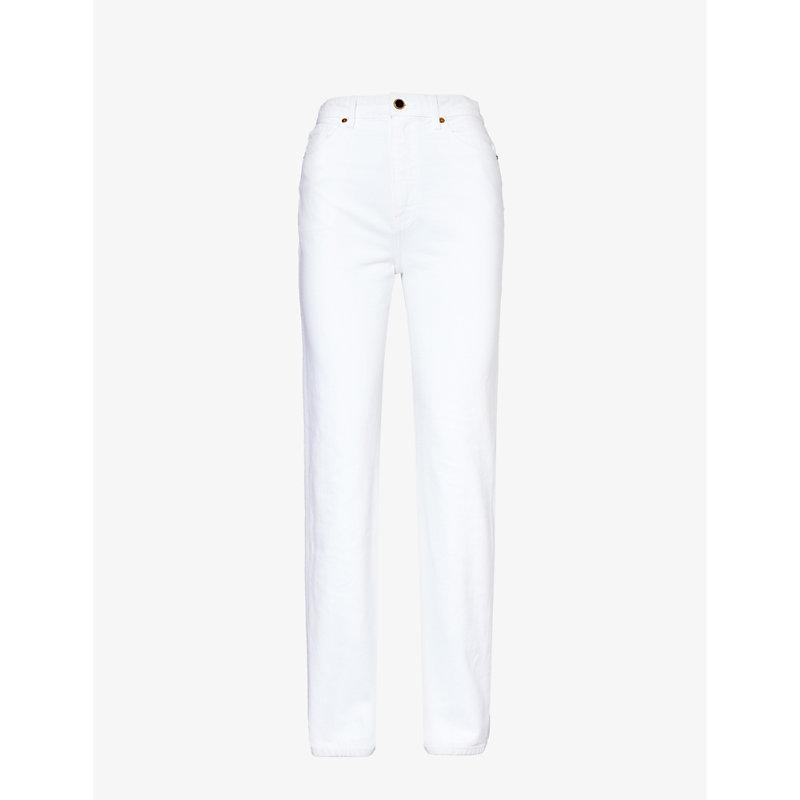 Danielle straight-leg high-rise jeans