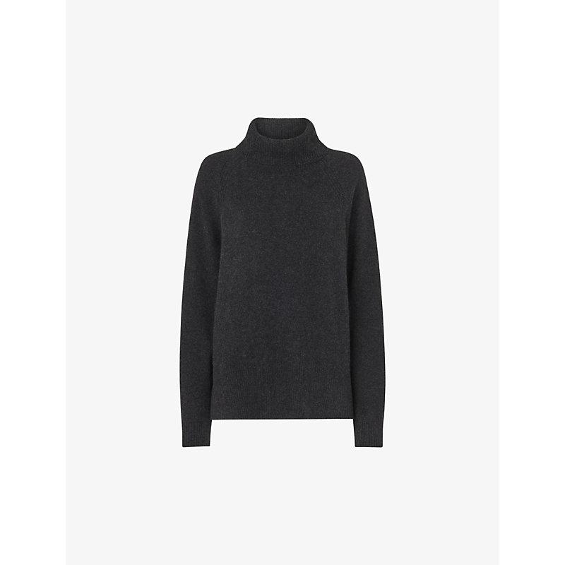 Turtleneck relaxed-fit cashmere jumper