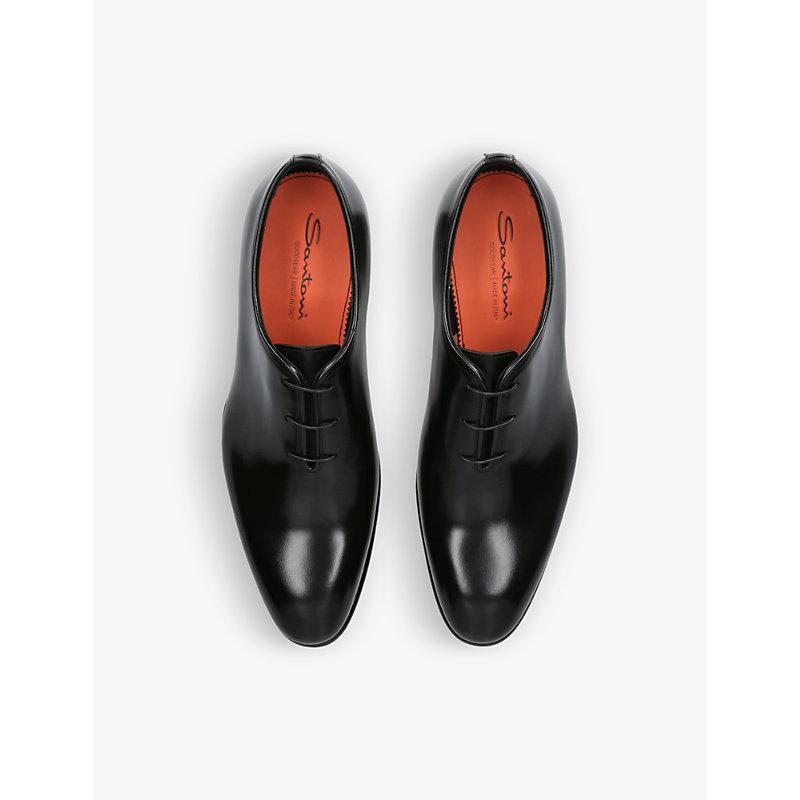 Carter wholecut leather Oxford shoes