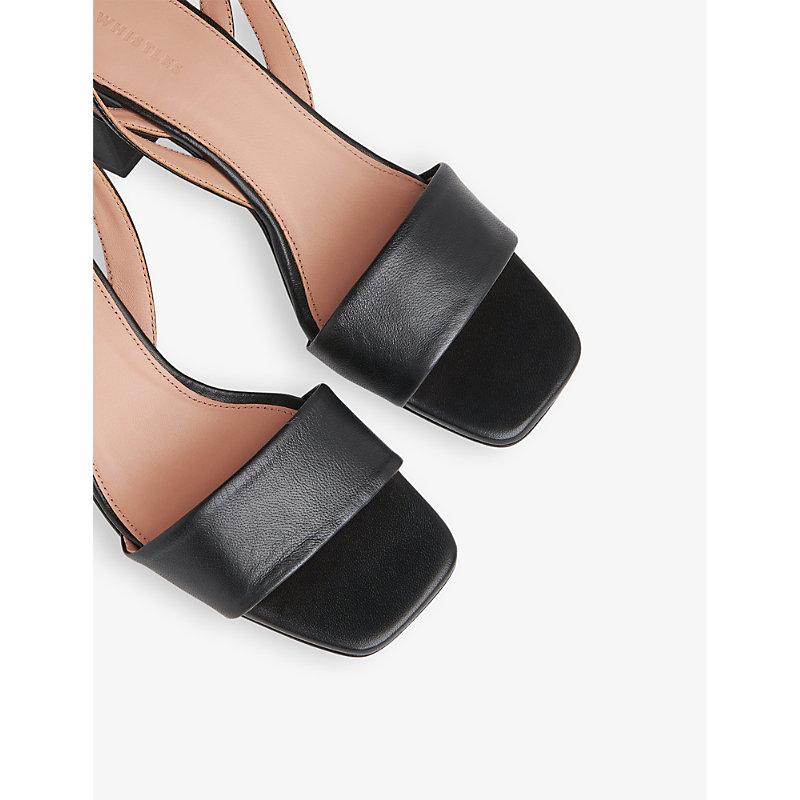 Eden cut-out leather heeled sandals